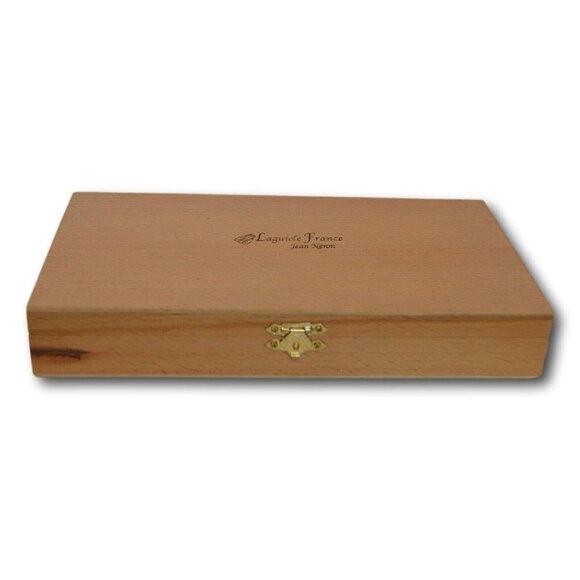 Laguiole Jean Néron 6pc Steak Knife Set Ivory Handles France w/ Box - NIB - Picture 2 of 4